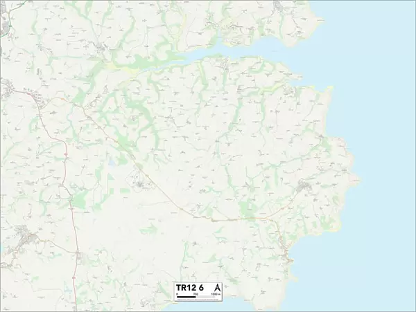 Cornwall TR12 6 Map