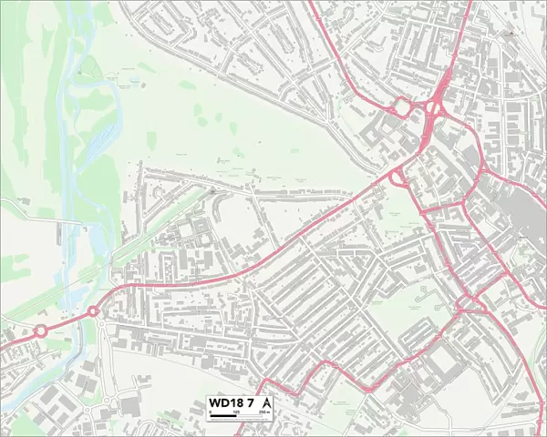 Watford WD18 7 Map
