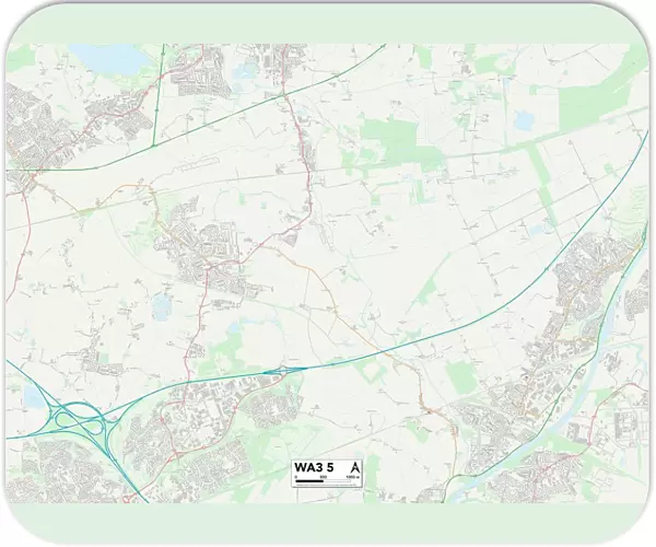 Wigan WA3 5 Map