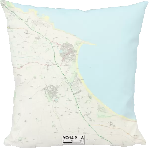 North Yorkshire YO14 9 Map
