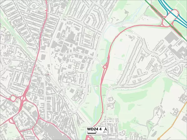 Watford WD24 4 Map