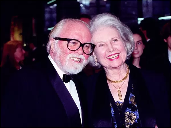 Sir Richard Attenborough and wife Sheila arrive for the film premiere of In Love