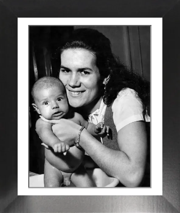 Framed Print : Print of a 1969 photograph Framed Print : Print of a 1969 photograph