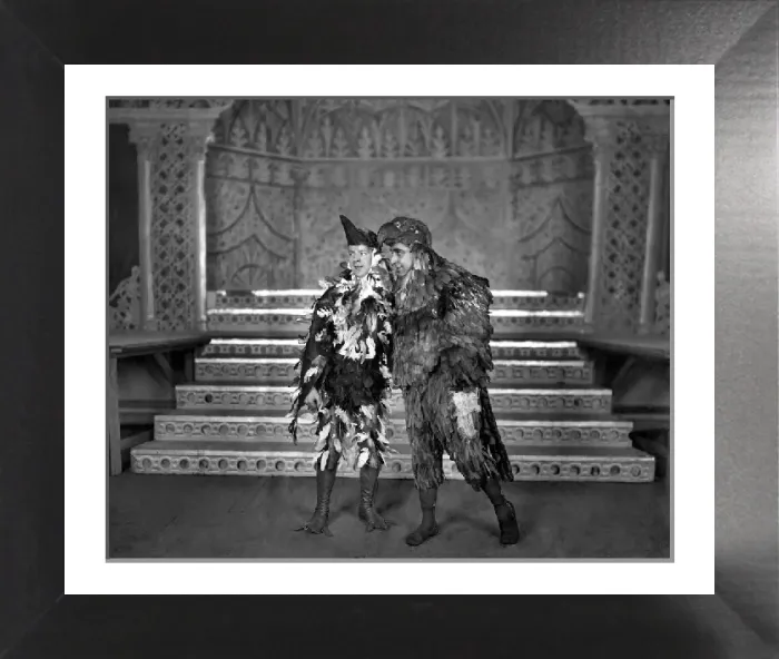 Framed Print : Chicks in the Wood Print, December 1910