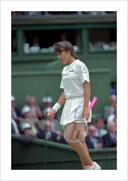Wimbledon Tennis. J. Capriati v. Navratilova. July 1991 91-4197-203