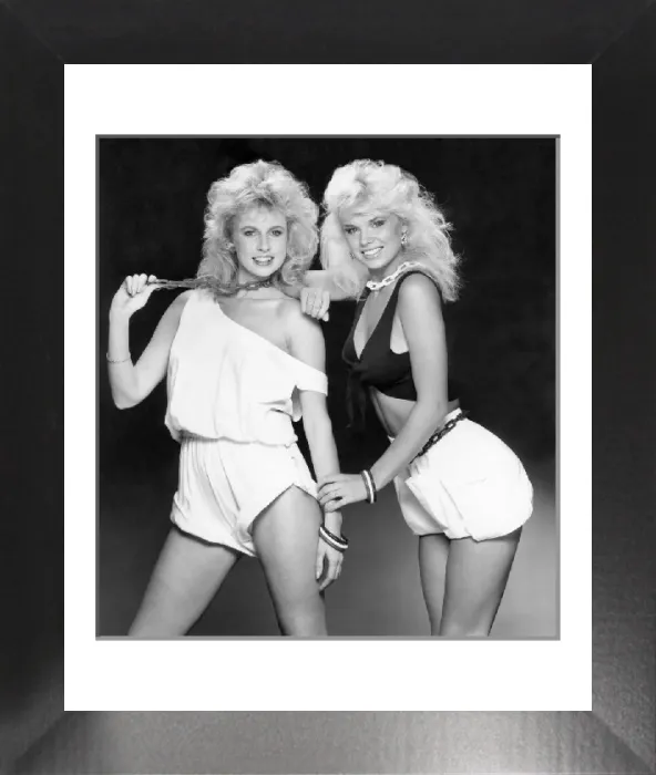 Framed Print : Fashion Print: Two Women, Different Styles Framed Print : Fashion Print: Two Women, Different Styles