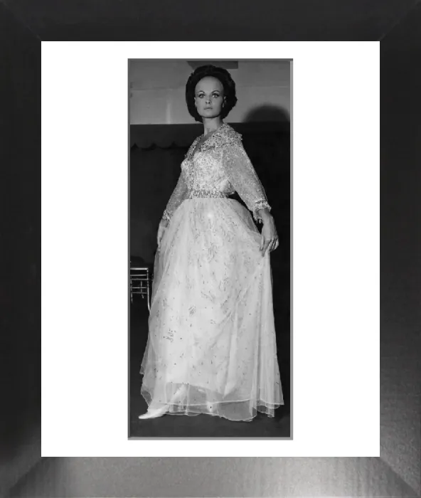 Framed Print : Bare Heads in Fashion Print 1964 Framed Print : Bare Heads in Fashion Print 1964