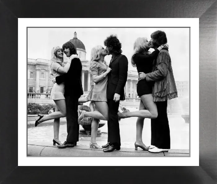 Framed Print : Three of the Tremeloes to be married, 1969 Print Framed Print : Three of the Tremeloes to be married, 1969 Print