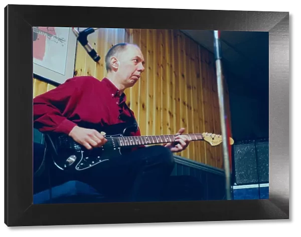Lindisfarne rehearsing. 28  /  04  /  95. Rod Clements pictured