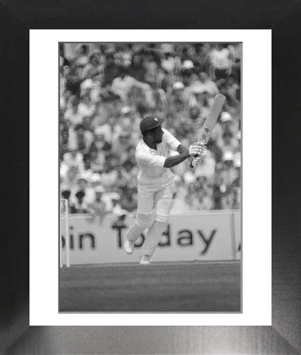 Framed Print : 1976 The Oval England v West Indies Print Framed Print : 1976 The Oval England v West Indies Print
