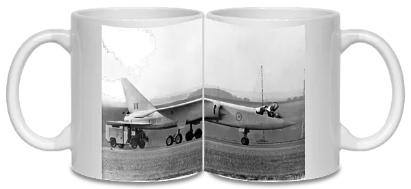 The TSR-2 aircraft on its first test flight September 1964. P004652