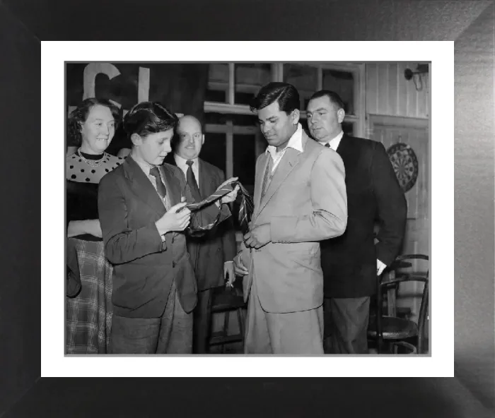 Framed Print : Sonny Ramadhin Farewell Print February 1955 Framed Print : Sonny Ramadhin Farewell Print February 1955