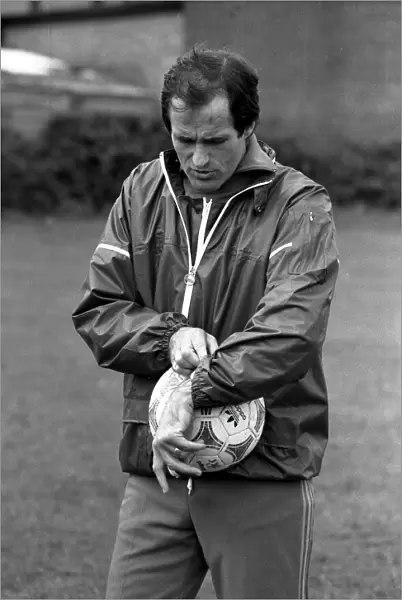 George Graham during a training session at Millwall 26  /  09  /  1984