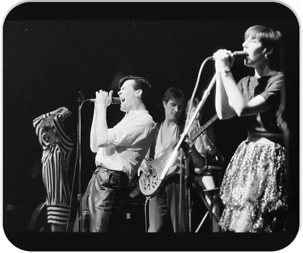 The Human League 1982 Performing on stage In concert Music Groups