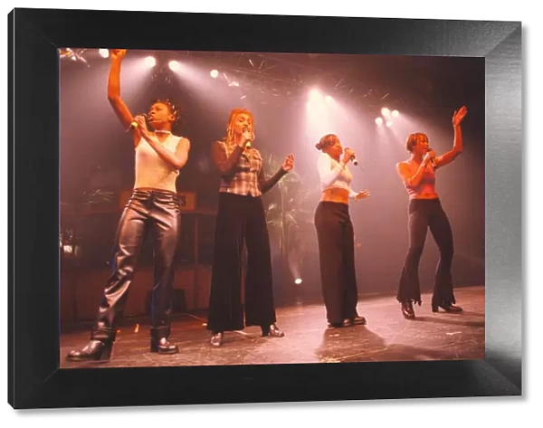 Pop group EVE, perform in the Smash Hits Tour at Whitley Bay Ice Rink 22 November 1995