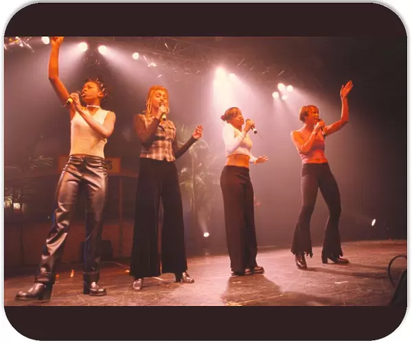 Pop group EVE, perform in the Smash Hits Tour at Whitley Bay Ice Rink 22 November 1995