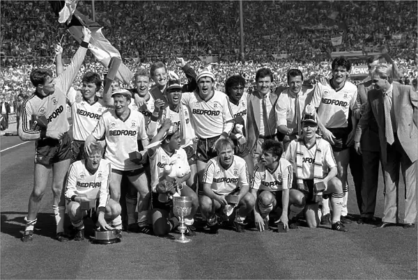 1988 Littlewoods League Cup Final at Wembley Stadium. Luton Town 3 v Arsenal 2
