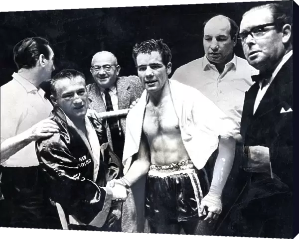 Walter McGowan boxer boxing Benny Huntman Jutrass British agent promoter Jack