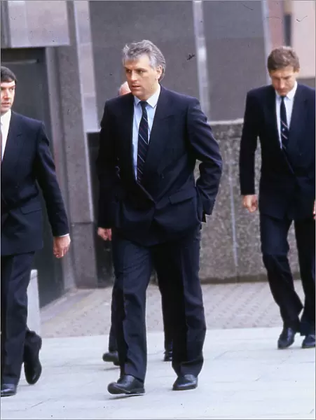 Graham Roberts 1988 leaving court breach of peace charge after Rangers Celtic match