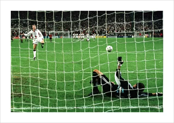 David Batty misses penalty for England June 1998 against Argentina as