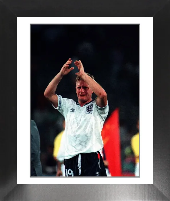 Framed Print : England v West Germany 1990 World Cup Semi Final Print Framed Print : England v West Germany 1990 World Cup Semi Final Print
