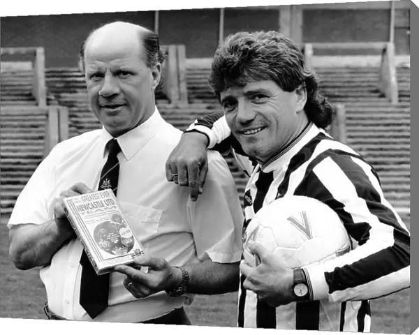 Kevin Keegan with Jim Smith launching a newcastle all time greats video at St