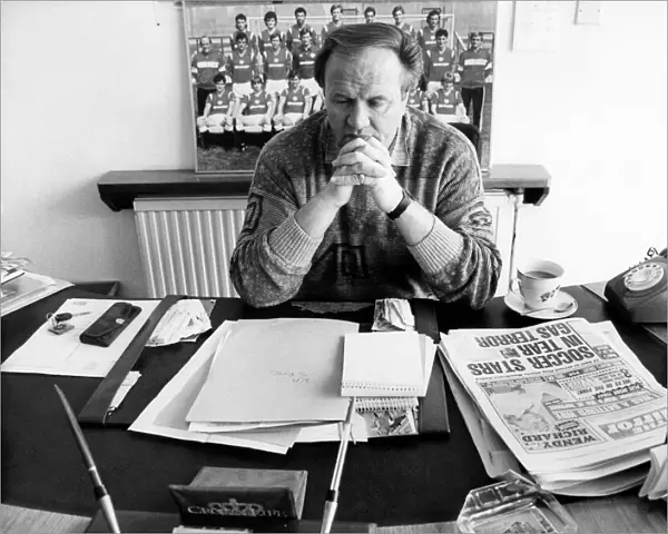 Football Manager Ron Atkinson. February 1986 P008324