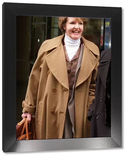 Actress Penelope Keith February 1999 in London today after Rosemary Stevens