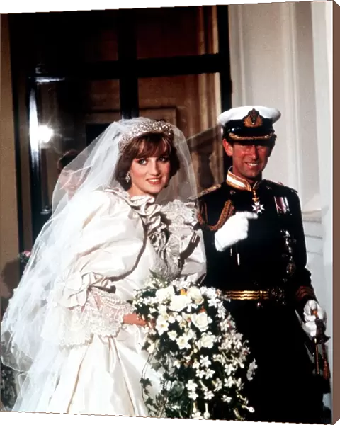 Wedding of Prince Charles & Lady Diana Spencer Arriving at Buckingham Palace