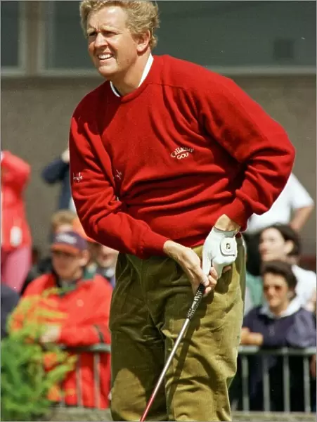Colin Montgomerie Scottish golfer plays a shot during the Scottish Open Golf championship