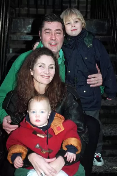 Brian Croucher Actor with his wife Christina and Children Sean and Billie