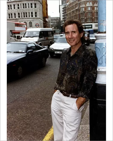 Jim Dale Actor Comedian and Singer in London from his home in New York to promote his