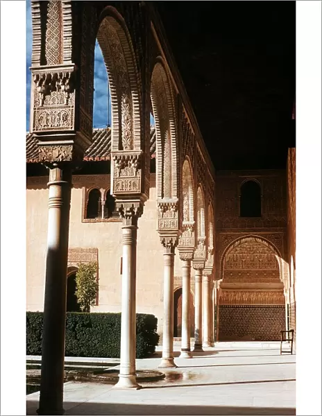 Patio de los Arrayanes at Palace of Alhambra Granada Spain