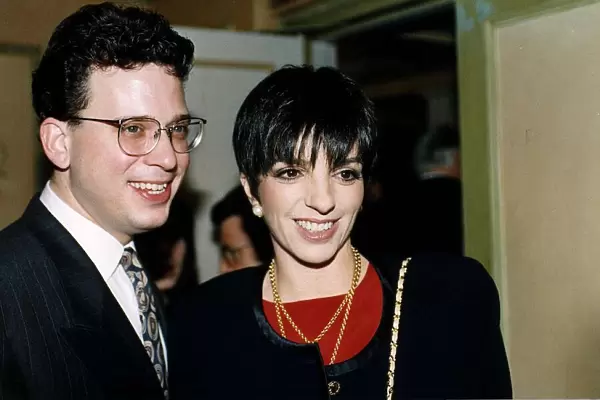 Liza Minnelli actress & singer with her pianist boyfriend