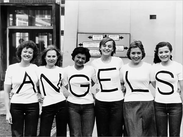Angels TV Programme Cast - March 1978 Carol Holmes Shirley