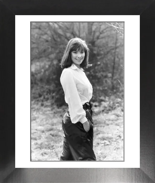 Framed Print : Nicola Bryant Print - February 1985 Framed Print : Nicola Bryant Print - February 1985