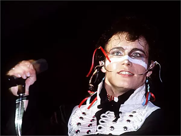 Adam singing live in concert 1981