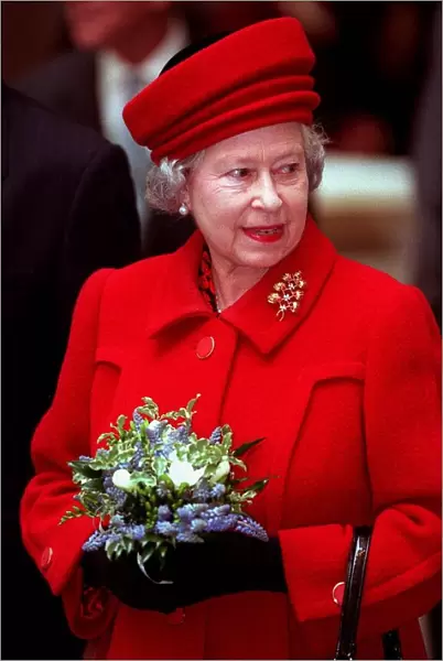 Queen Elizabeth II in Edinburgh November 1998 At the opening of the Museum of