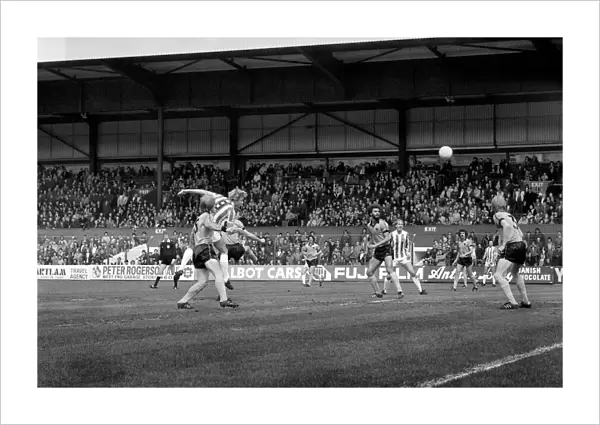 Stoke City 3 v. Wolverhampton Wanderers 2. Division One Football. May 1981 MF02-29-034