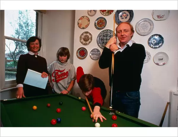Neil Kinnock with his wife and children September 1983