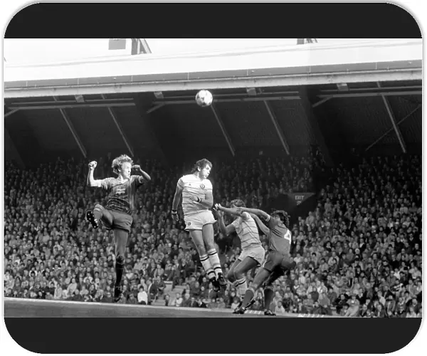 English League Division One match at Anfield Liverpool 2 v Aston Villa 1