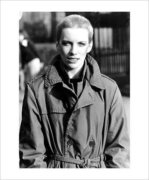 Annie Lennox, singer of the Eurythmics. 27th March 1983