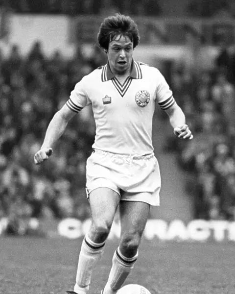 Brian Flynn in action for Leeds Leeds v Arsenal 22nd April 1978