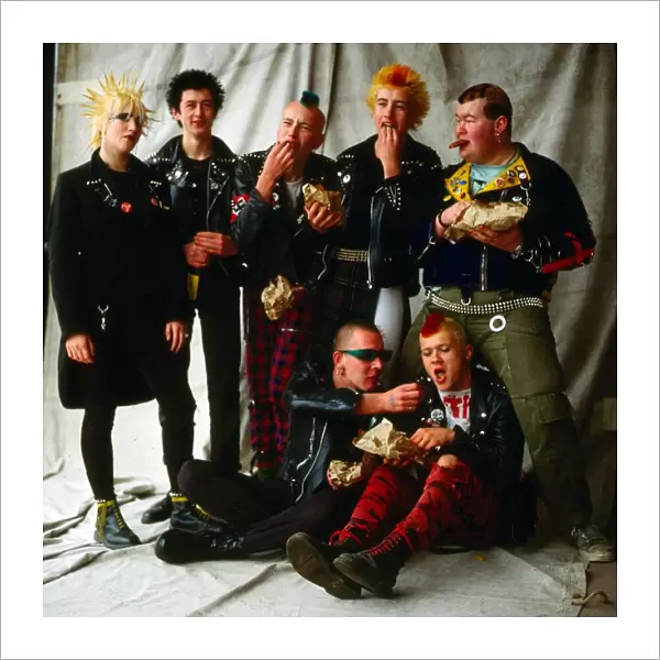 The Exploited Scottish punk group November 1980