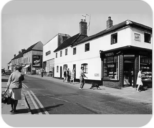 Harrys Pie shop in Mill Street. 30th September 1971