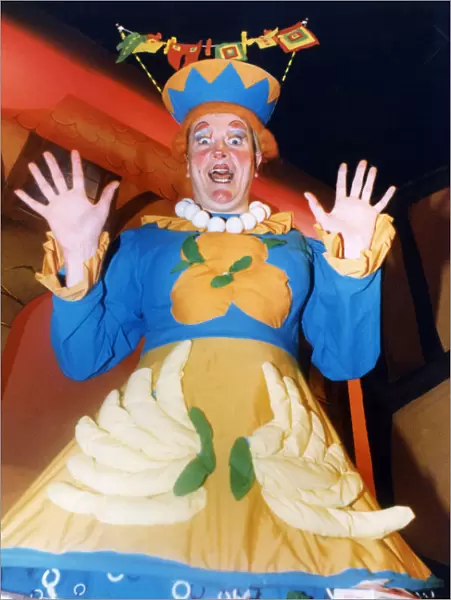 Billingham Forum Panto Dame Peter Dayson takes to the stage. 6th January 1993