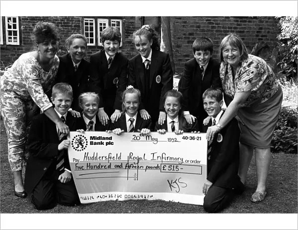 Work perfect... Year seven pupils at King James School, Almondbury