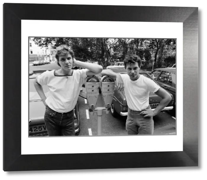 Framed Print : Simon Le Bon and Roger Taylor Print, 7th August 1981 Framed Print : Simon Le Bon and Roger Taylor Print, 7th August 1981