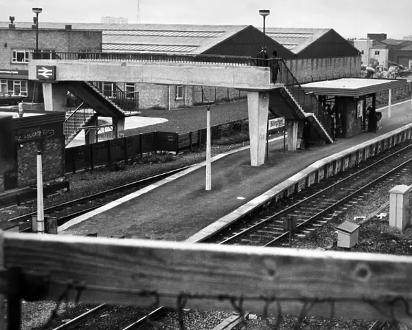 Billingham Railway Station, North Yorkshire, 29th January 1972