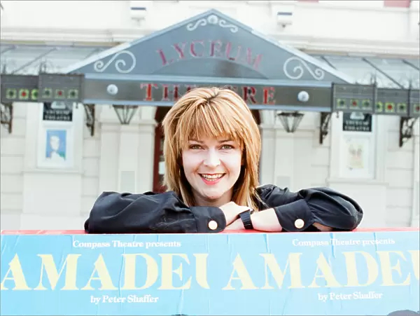 Toyah Willcox, Singer and Actress, pictured outside the Lyceum Theatre in Sheffield